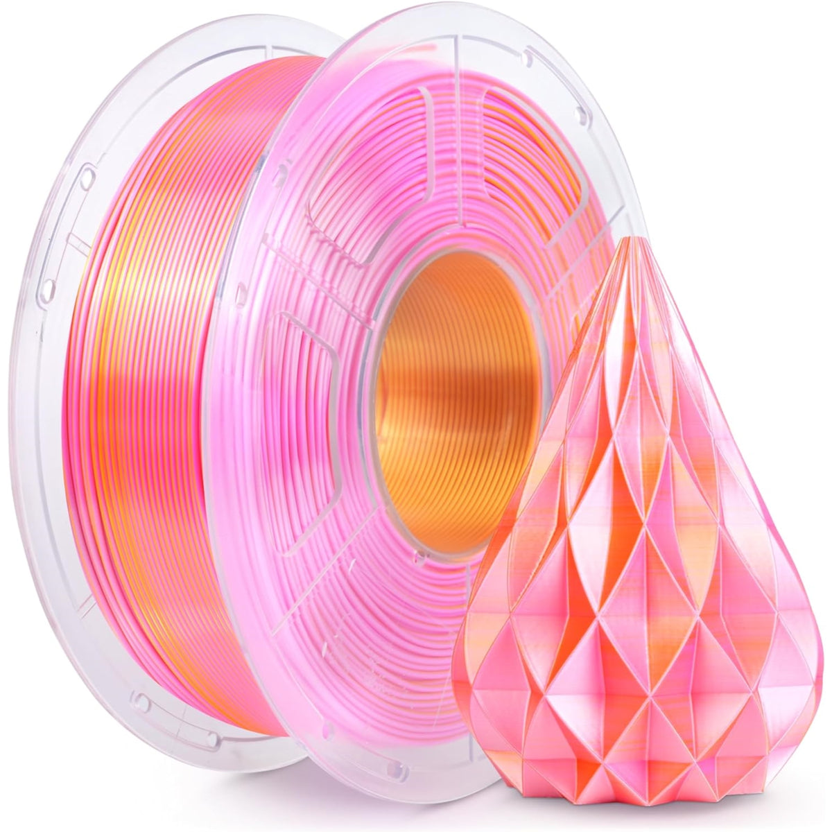 Sunlu Dual/Tri-Color Co-Extrusion Silk PLA+ 1.75mm 3D Printer Filament