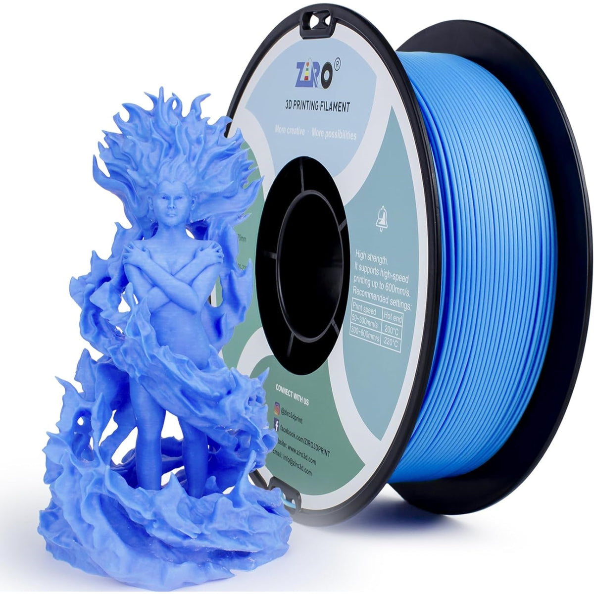 Ziro High-Speed HS-PLA 3D Printer Filament 1.75mm