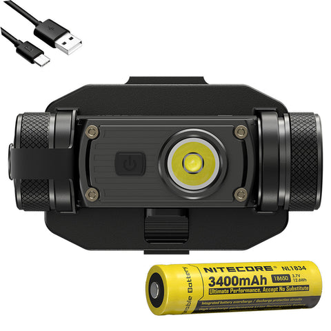 Flashlights & Headlamps - Nitecore HC60M-V2 NVG Mountable Headlamp (1200 Lumens | USB-C Rechargeable)